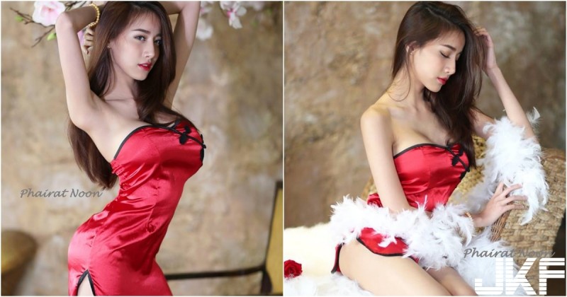 【WPT扑克】過年94要旗袍！「Ｓ型曲線」火辣正妹來拜年！超短開衩秀「白嫩美腿」太性感！