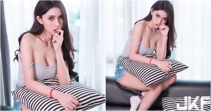 【WPT扑克】居家也能好性感！混血正妹「背心爆乳」不怕你看，白白嫩嫩乳香來襲～