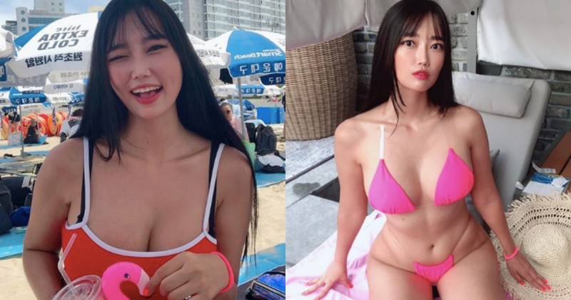 【WPT扑克】葫蘆型身材超讚！南韓「巨乳豐尻」健身網紅，比基尼小褲褲只有一片布！