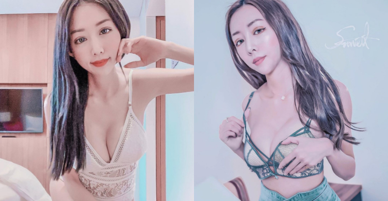 【WPT扑克】人氣網美「Sunny Ling」挑起肩帶秀出性感浪乓，白皙雪奶更激起男粉邪惡想法！