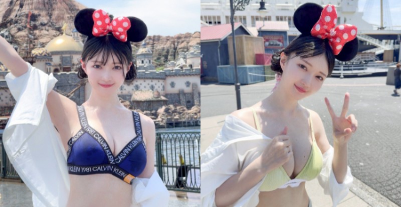 【WPT扑克】不動產業巨乳OL只穿內衣去樂園　迪士尼：請遊客遵守服裝規範