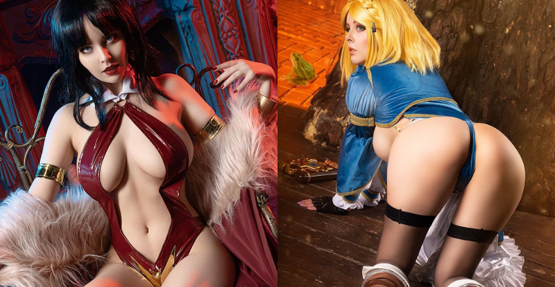 【WPT扑克】色氣小妖精！工口Coser「18+暗黑辣照」曝光　不穿衣「胸」狠樣被看透