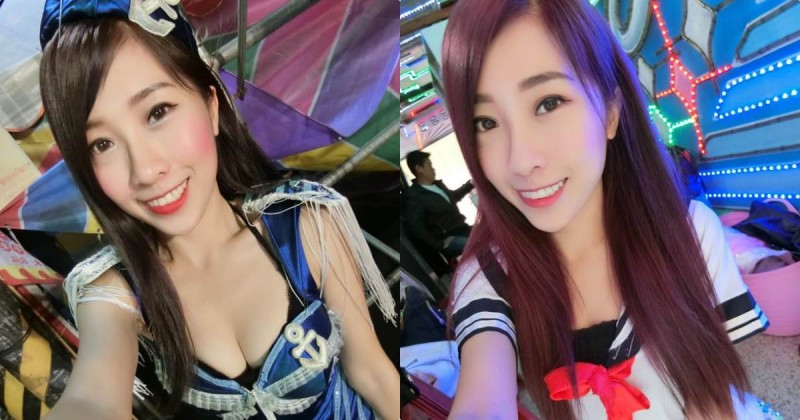 【WPT扑克】可愛親切的活力甜心「HuHu林尹柔」，廟會時誘人曲線藏不住！