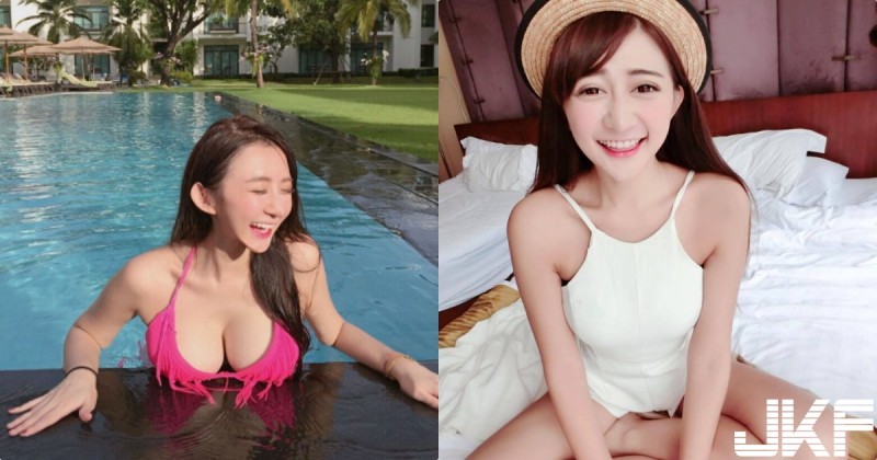 【WPT扑克】泳池驚見「爆乳版陳意涵」！大眼甜笑正妹的「渾圓雙乳」被擠出來，這畫面太養眼啦～