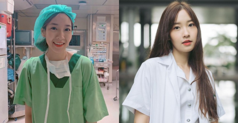 【WPT扑克】醫學系「正妹實習醫師」口罩拿下是可愛小清新　白袍裝扮太迷人