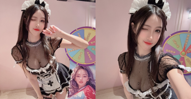 【WPT扑克】長腿女僕「林妤霜」一出場就驚豔，「性感擺弄」鹹甜兼具超迷人