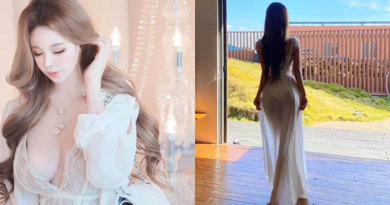 【WPT扑克】「巨乳韓妞」雙球豐滿比臉大，透視長裙辣秀「蜜桃長腿」比例好逆天！