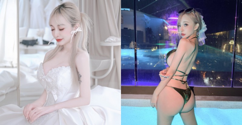 【WPT扑克】太婆了！豪乳小隻馬《嵐芯語》絕美婚紗照曝光　又甜又性感