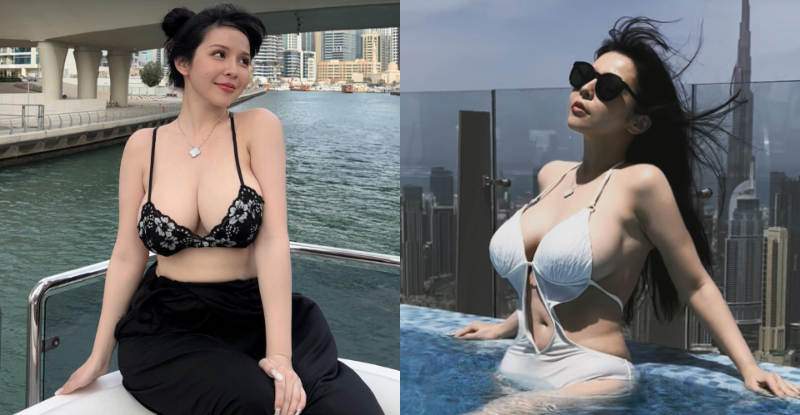 【WPT扑克】杜拜驚見猛乳妹「香菱Mandy」，遊艇只穿內衣大顯「巨大浮標」