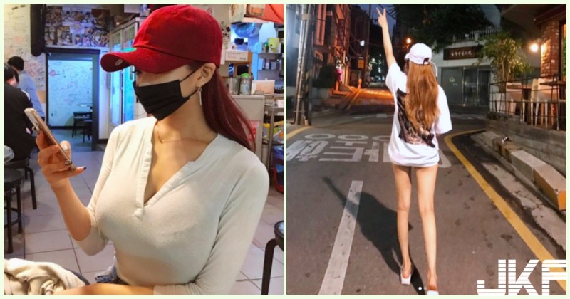 【WPT扑克】好狂！路邊驚見「超美腿奶妹」逆天美乳太犯規！口罩下的「神猛乳量」快突破天際啦…