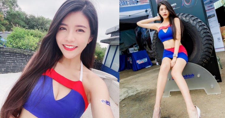 【WPT扑克】展場最美亮點！正妹麻豆「焦糖」曬超犯規「修長美腿」成底片殺手