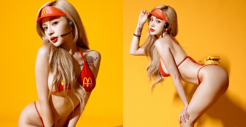 【WPT扑克】最辣速食點餐員爆乳服務　翹臀當托盤幫你上套餐！