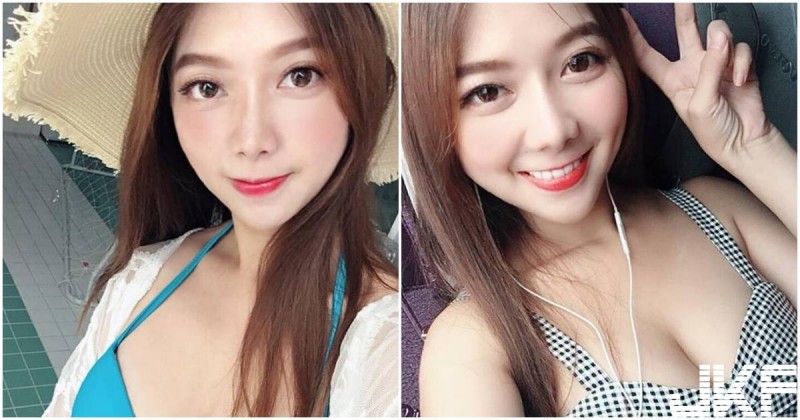 【WPT扑克】大眼正妹低胸裝「展現養眼身材」，白嫩美肌畫面好吸睛！