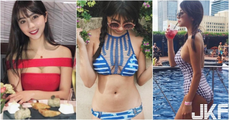 【WPT扑克】世新妹子94正！歐美系穿搭大方又自信！泳衣下的「側乳深溝」畫面好耀眼啊