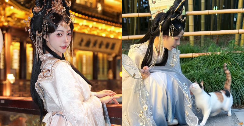 【WPT扑克】仙女下凡！古典美人「飄哥」正到太浮誇，「吹笛誘惑」連貓咪也陶醉！