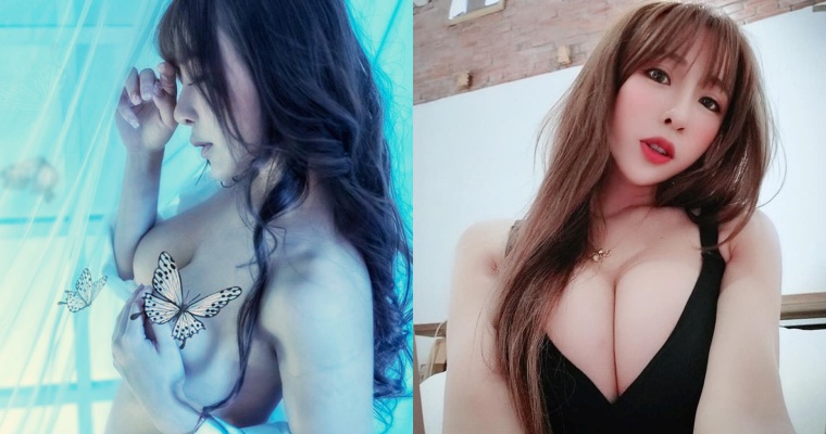 【WPT扑克】蝴蝶走開！才揪姐妹吐舌舔情趣用品…巨乳尤物「邱默默」再 PO「上空照」福利大放送！