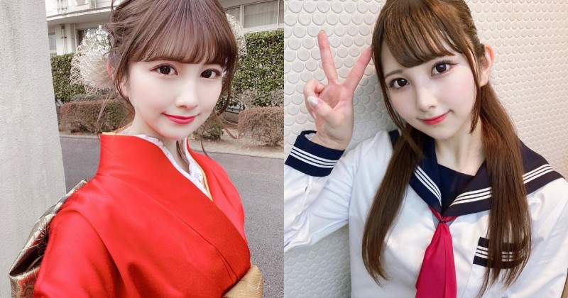 【WPT扑克】萌萌櫻花妹「穿高校制服好卡哇伊」，綁起馬尾太讓人戀愛！