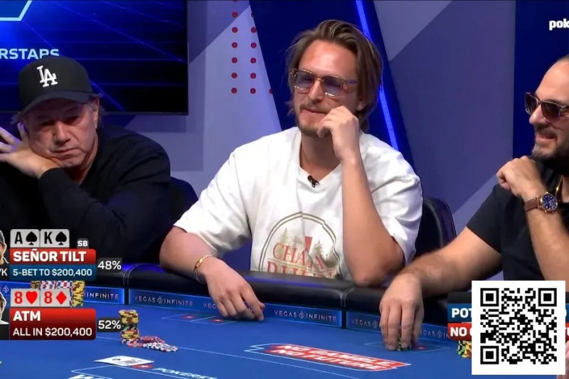 【WPT扑克】弃掉QQ后翻牌连发两张Q，David Benyamine惨遭“补刀”