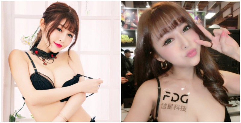 【WPT扑克】胸部停手把這招有看過嗎？「甜心正妹」安希在電玩展上表演最新的手把收納方式