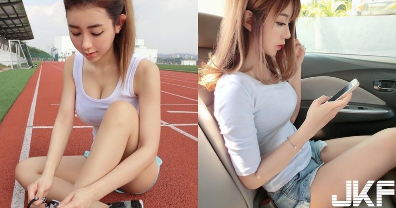 【WPT扑克】最愛「緊身白T」!白皙奶妹「低胸爆乳」綁鞋帶，胸前的部分好緊繃要掉出來啦～