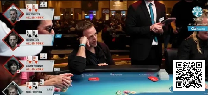 【WPT扑克】四家全下！AA、KK、TT、同花，谁是最后赢家？