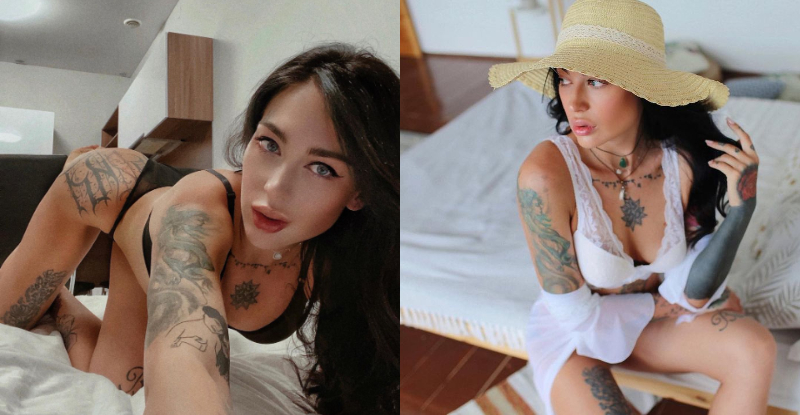 【WPT扑克】裸身女體盛！刺青辣模誘惑胴體當盤　「纖腰翹臀」讓人看了胃口大開