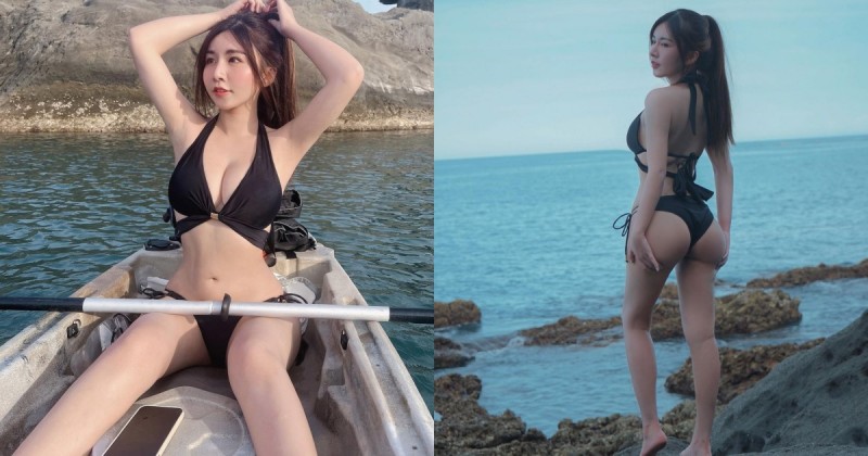 【WPT扑克】性感小隻馬「念念」台東海邊度假！超飽滿圓潤「蜜桃臀」大方開露！