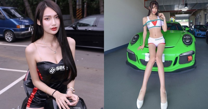 【WPT扑克】逆天長腿來襲！甜美車模「Vicky 邵婷」腿長114cm，「超亮車頭燈」也沒在客氣！