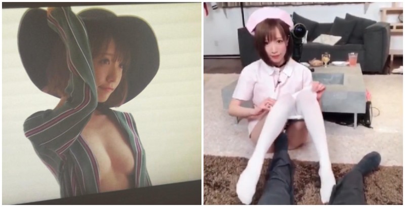 【WPT扑克】玩到直接脫掉內褲？寫真界H奶擔當「清水藍理」休息時玩太嗨直接連絲襪都直接脫了