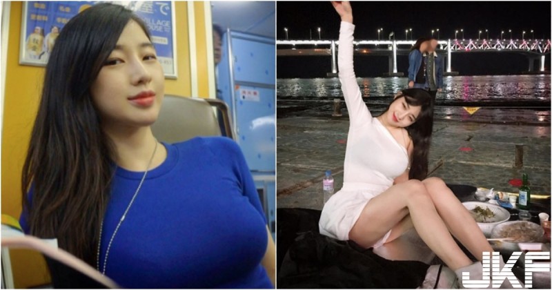 【WPT扑克】江邊野餐「風景太誘人」，長髮正妹包緊緊也擋不住「長輩探頭」，形狀好明顯～