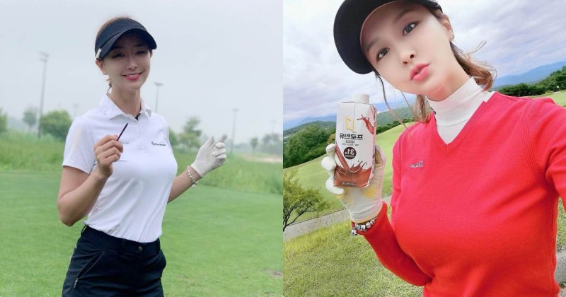 【WPT扑克】高爾夫球辣妹「大長輩好極品」，打球時的「誘惑胸型」太可口！