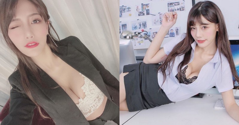 【WPT扑克】精神抖擻！「爆乳正妹同事」躺桌上，讓人難以專心的「超OP身材」！