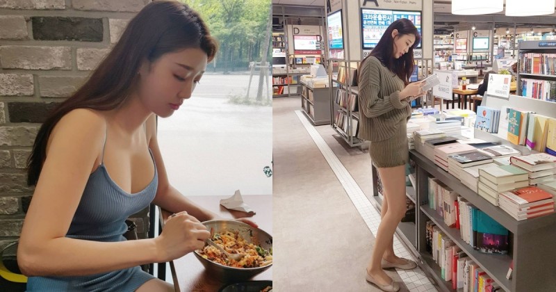 【WPT扑克】書局遇到「九頭身辣妹」曬出白皙美腿視角！養眼的用餐畫面讓人羨慕服務生…