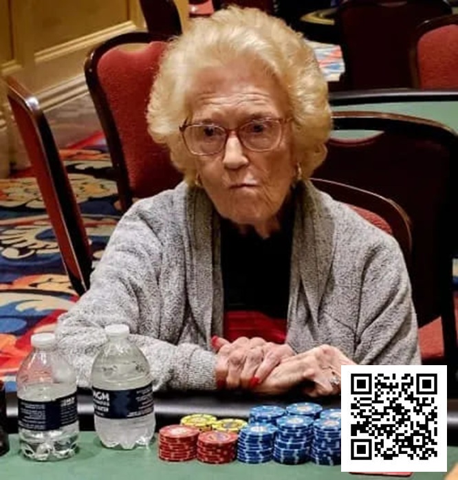 【WPT扑克】扑克老奶奶高龄88岁，首次参加千人MTT竟一路打到第14名！