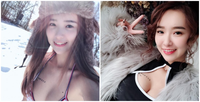 【WPT扑克】拍寫真也要挑戰極限！「小隻女孩」雅涵Kimi在雪地裡穿著比基尼，衝擊的反差美感