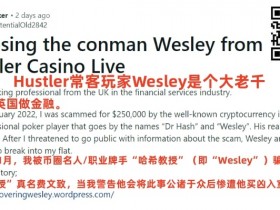 【WPT扑克】惊爆“永赚教授”Wesley打造人设招摇撞骗买凶入室行窃!
