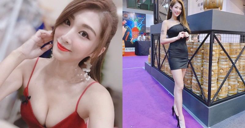 【WPT扑克】展場上的長腿美景！「Sharon雪倫兒」甜美清新笑容讓人戀愛，美胸美腿也是神助攻！
