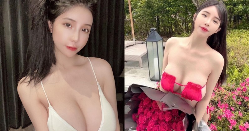 【WPT扑克】這比基尼太炸了！「性感巨乳妹」布包不住奶，大面積「雪白肌膚」露出畫面好狂！
