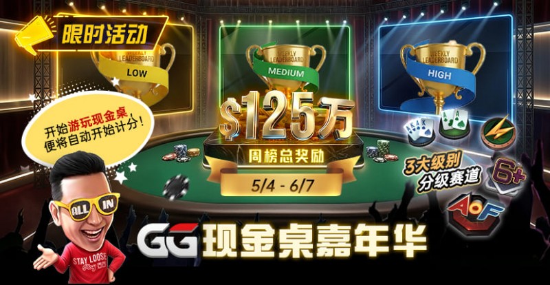 【WPT扑克】GG现金桌嘉年华2026｜排行榜规则+积分机制+每日/每周奖励详解