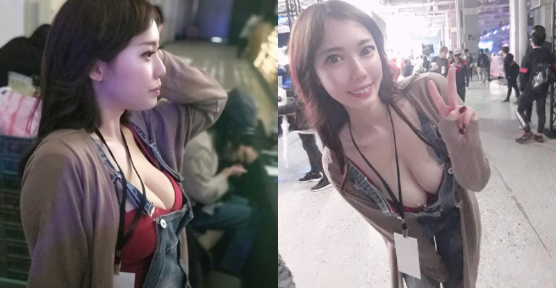 【WPT扑克】花博工作人員「施莉莉」爆乳賣熱狗奶味十足　吸引顧客聞香而來