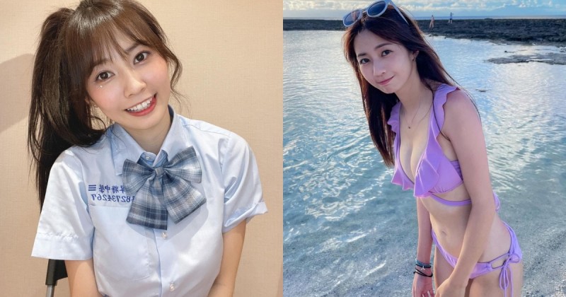 【WPT扑克】「啦啦隊正妹」綠島玩水太可愛！荷葉邊比基尼秀「白嫩雪乳」，看過都想被她加油！