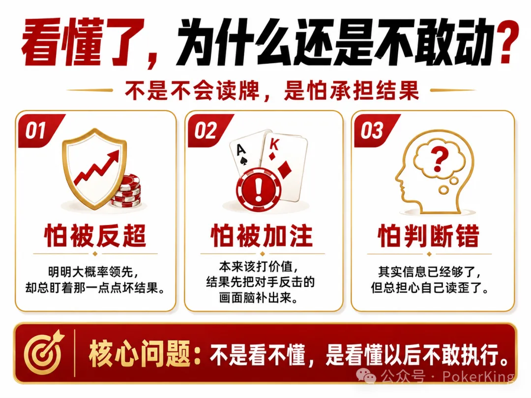 【WPT扑克】看穿范围却不敢动？你不是没读懂牌，只是被恐惧按住了手