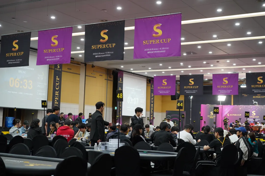 【WPT扑克】Super CUP釜山站｜主赛共599人次参赛75人晋级；中日韩马四地扑克精英与跨界名人齐聚慈善邀请赛
