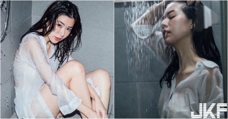 【WPT扑克】浴室裡的誘惑美景！「氣質奶妹」渾身濕透！白襯衫貼身「若隱若現」畫面好撩人！