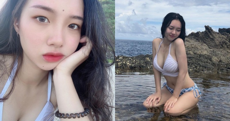 【WPT扑克】成大藥學系的「21歲小清新正妹」，綠島玩耍穿比基尼「雪白美乳」份量好驚人！