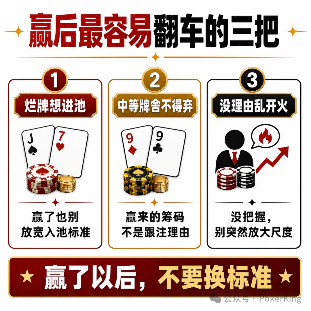 【WPT扑克】赢钱后的“隐形上头”:比输钱更危险的,是你开始追感觉