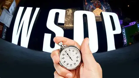 【WPT扑克】17分钟长考的代价:全体上钟!WSOP中途改规则玩家当场炸锅