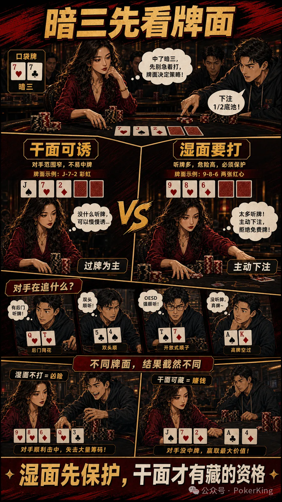【WPT扑克】暗三条要不要慢打?先看牌面、对手和人数再决定