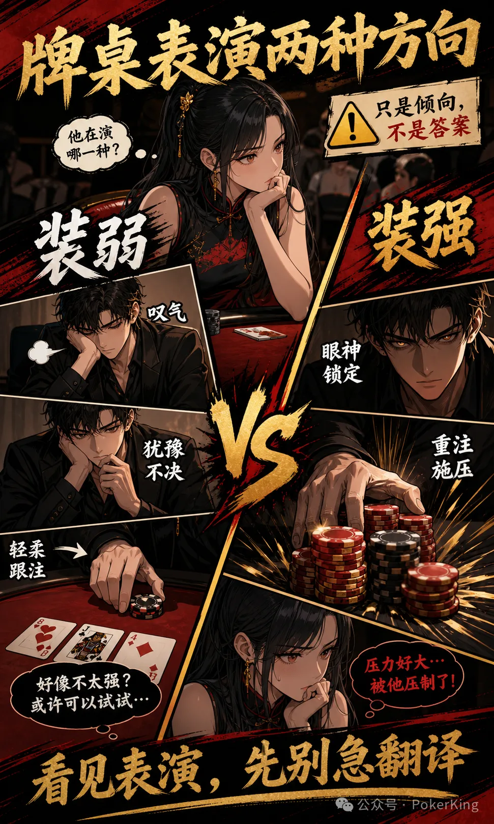 【WPT扑克】牌桌台词陷阱：“那我跟吧”到底是强是弱？先看基线再拆表演