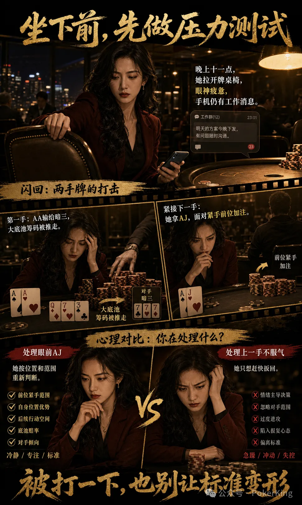 【WPT扑克】坐下前问自己一句:第一手输大底池,下一手还能重新判断吗?